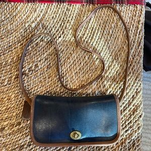 Vintage Coach Navy and Brown Spectator